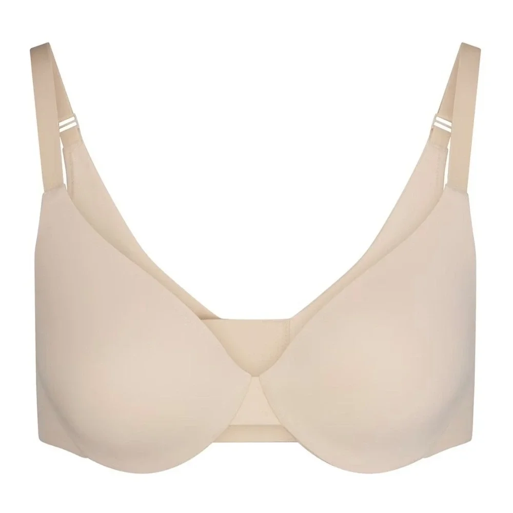 Skims Smoothing Intimates Unlined Full Coverage Bra Sand BA-PLG-2610 44DDDD